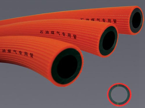 PVC and rubber composite double-layer hose for household petroleum gas PVC橡膠復(fù)合雙層家用石油煤氣專用軟管